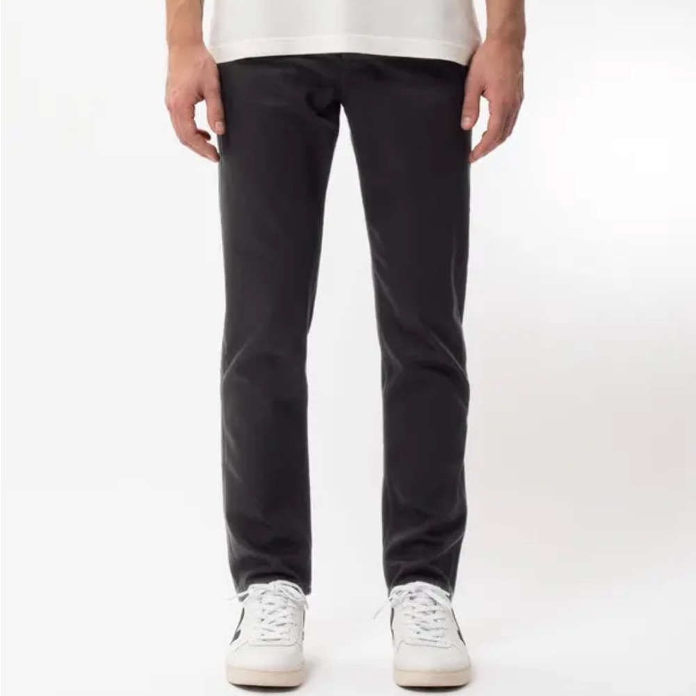 Nudie Jeans Co Steady Eddie II 31 x 30 Dry Everblack denim timeless minimalist